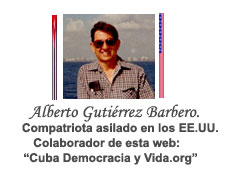 En sus propias palabras. "Las razones nunca me sobraron para oponerme al "apartheid" establecido en Africa del Sur bajo el "afrikaner"... Por Alberto Gutiérrez Barbero.  http://www.cubademocraciayvida.org/web/folder.asp?folderID=136 