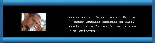 Acto de discriminaci�n pol�tica: excluidos el Pastor Mario F Lleonart y su esposa de un curso de Doctorado en Teolog�a en Cuba. http://www.cubademocraciayvida.org/web/folder.asp?folderID=183 