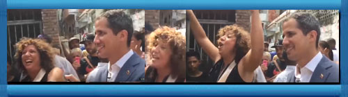 La cantante espaola Rosana Arbelo viaj a Venezuela y se junt a Juan Guaid para cantar por las calles de Venezuela. cubademocraciayvida.org web/folder.asp?folderID=136  