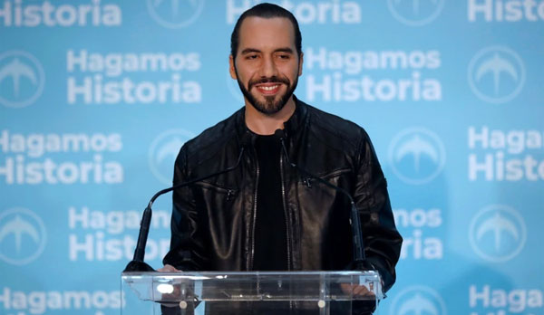 EL SALVADOR: Nayib Bukele gan en primera vuelta las elecciones presidenciales. El candidato derechista Carlos Calleja y el izquierdista Hugo Martnez reconocieron la derrota. La ventaja del popular exalcalde es irreversible inform el tribunal electoral. cubademocraciayvida.org http://www.cubademocraciayvida.org/web/folder.asp?folderID=136     