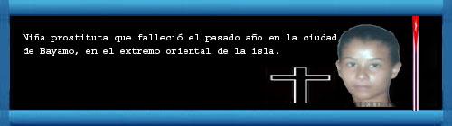 CUBA: Piden penas de 30 aos para acusados en caso de nia prostituta que falleci el pasado ao en la ciudad de Bayamo, en el extremo oriental de la isla. Tres italianos vinculados al escndalo encaran sanciones de 25 aos de crcel. Por Ivette Leyva M. http://www.cubademocraciayvida.org/web/folder.asp?folderID=136 