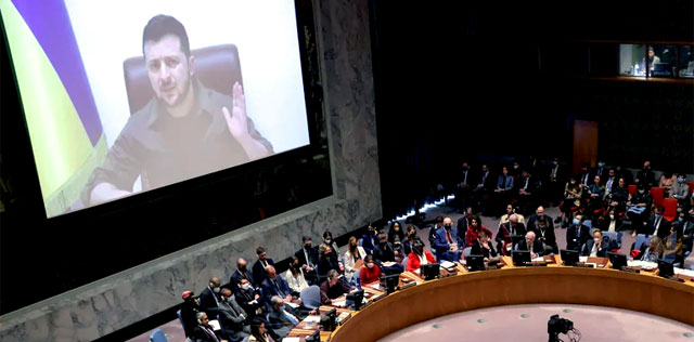 El dramático y crudo video que Zelenski presentó ante la ONU y causó un silencio total en los presentes.                CUBADEMOCRACIAYVIDA.ORG                                                                                                                                                                                                       http://www.cubademocraciayvida.org/web/folder.asp?folderID=136