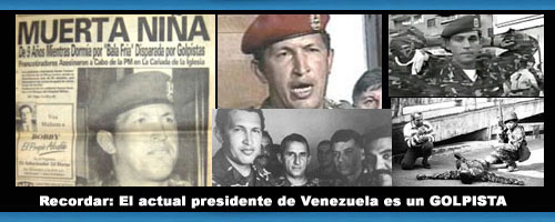 LAS FOTOS QUE EL MILITAR GOLPISTA HUGO CHAVEZ NO QUIERE QUE VEAS: El Golpista Fracasado resentido... No Olvidar Jamás... Recordar: El actual presidente de Venezuela es un VERDADERO GOLPISTA 100%.