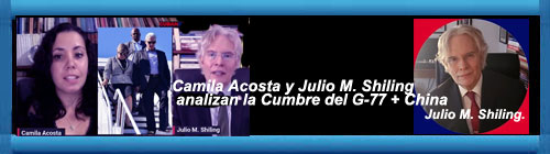 VIDEO: Cumbre del G-77 + China en medio de ola represiva en Cuba y Daz-Canel llega a New York: Por Julio M. Shiling y la periodista independientee e investigadora cubana Camila Acosta analizan la Cumbre del G-77 + China.                                                 Cuba Democracia y Vida.ORG                                                                                                                                                 web/folder.asp?folderID=136 
