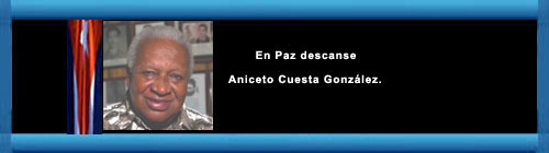 Fallece Aniceto Cuesta, miembro fundador de la Unin de Ex-Presos Polticos Cubanos. cubademocraciayvida.org web/folder.asp?folderID=136 
