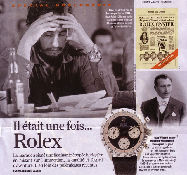 Resultado de imagen para FIDEL CASTRO ROLEX