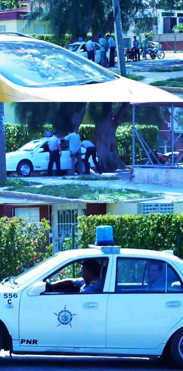 CUBA REPRESIN FOTOS: Acaban de arrestar en la esquina de nuestra casa a Antonio, lo esposaron y montaron en un patrullero. Por Ailer Gonzalez Mena. cubademocraciayvida.org web/article.asp?artID=28382