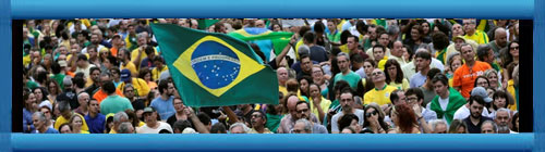 BRASIL: Miles de personas protestaron en Brasil contra la liberacin de Lula da Silva La marcha, dominada por los colores verde y amarillo de la bandera brasilea, fue convocada en ms de 70 ciudades por la organizacin Vem Pra Rua. cubademocraciayvida.org web/folder.asp?folderID=136    