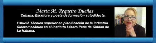 "Bajo el yugo". Estimado amigo Guiilermo: Porque el censurar y no permitir la libre expresin es una forma de violencia que va en contra de los derechos de cualquier ser humano y porque s que en Cuba esto sucede le envo este poema. Por Marta M Requeiro. cubademocraciayvida.org web/folder.asp?folderID=136 