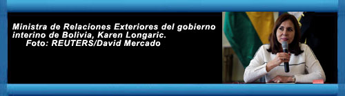 Bolivia denunciar a Espaa por injerencia en sus asuntos internos tras el incidente en la embajada mexicana.  cubademocraciayvida.org web/folder.asp?folderID=136