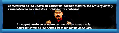 La enajenacin de los lderes de la izquierda latinoamericana. A propsito de la leccin que Maduro pretende ofrecer a Macri sobre cmo proteger al pueblo. Por el Dr. Alberto Roteta Dorado. cubademocraciayvida.org web/folder.asp?folderID=136