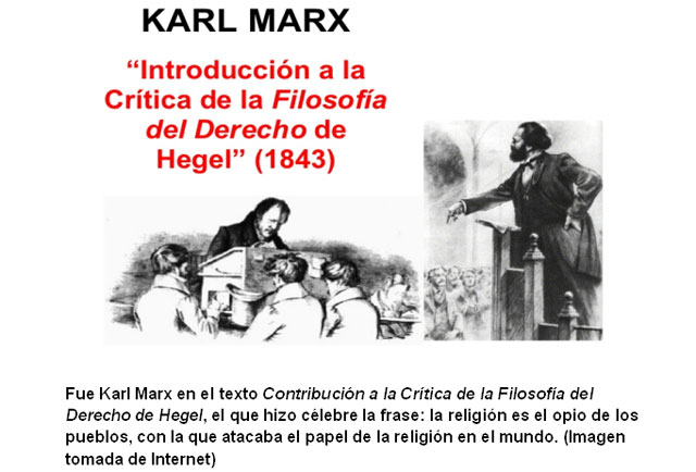 El verdadero opio de los pueblos. A propsito de las recientes afirmaciones del Papa Francisco sobre el pensamiento comn entre cristianos y comunistas. Por el Dr. Alberto Roteta Dorado. cubademocraciayvida.org web/folder.asp?folderID=136 