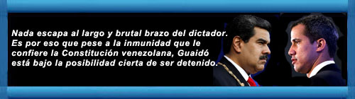 VENEZUELA: Madurto: "Tun tun?"... Guaid le reponde: Tic Tac!!!... La respuesta de Juan Guaid a las amenazas de Nicols Maduro. El presidente interino de Venezuela se hizo eco de los dichos del dictador... cubademocraciayvida.org web/folder.asp?folderID=136