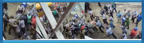 Kuba: Video visar stort polisuppbåd och överfall mot 50 fredliga män som marscherade för fred och demokrati i östra Kuba den 2 december 2011.web/folder.asp?folderID=176