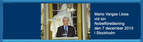 Mario Vargas Llosas Nobelföreläsning den 7 december 2010 i Stockholm.
