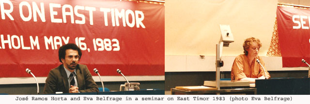 OPEN LETTER TO THE PRESIDENT OF EAST TIMOR, JOSÉ RAMOS HORTA Upon his visit to Cuba, December 2010. By Eva Belfrage. web/folder.asp?folderID=215