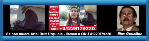 Se nos muere Ariel y eso puede ocurrir en un clido domingo de Iglesia y almuerzo en familia. Ariel Ruiz Urquiola, en su sextimo da de huelga de hambre y sed. + Video. / Sacrificio. Por Eloy A. Gonzalez.               CUBADEMOCRACIAYVIDA.ORG                                                                                                                            web/folder.asp?folderID=136