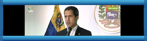 VENEZUELA VIDEO: Pronunciamiento del Pdte. (Encargado) Juan Guaid ante presuntos hechos de corrupcin... cubademocraciayvida.org  web/folder.asp?folderID=136     