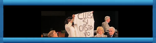 Para no dar "oxígeno" al régimen castrista. Berta Soler pide que se mantenga el embargo sobre Cuba. En este sentido, ha subrayado que el dinero que dejan en la isla los inversores extranjeros va para el bolsillo de los Castro no va para el pueblo de Cuba. web/article.asp?artID=20544 