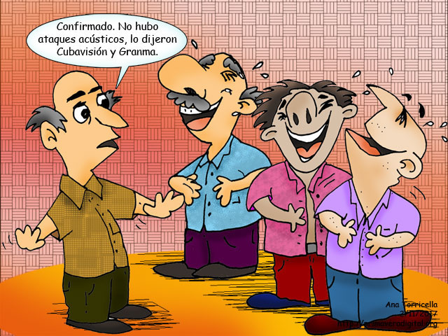 CUBA: "Confirmado. No hubo ataques acsticos. Lo dijeron Cubavisin y Granma"... cubademocraciayvida.org web/folder.asp?folderID=136